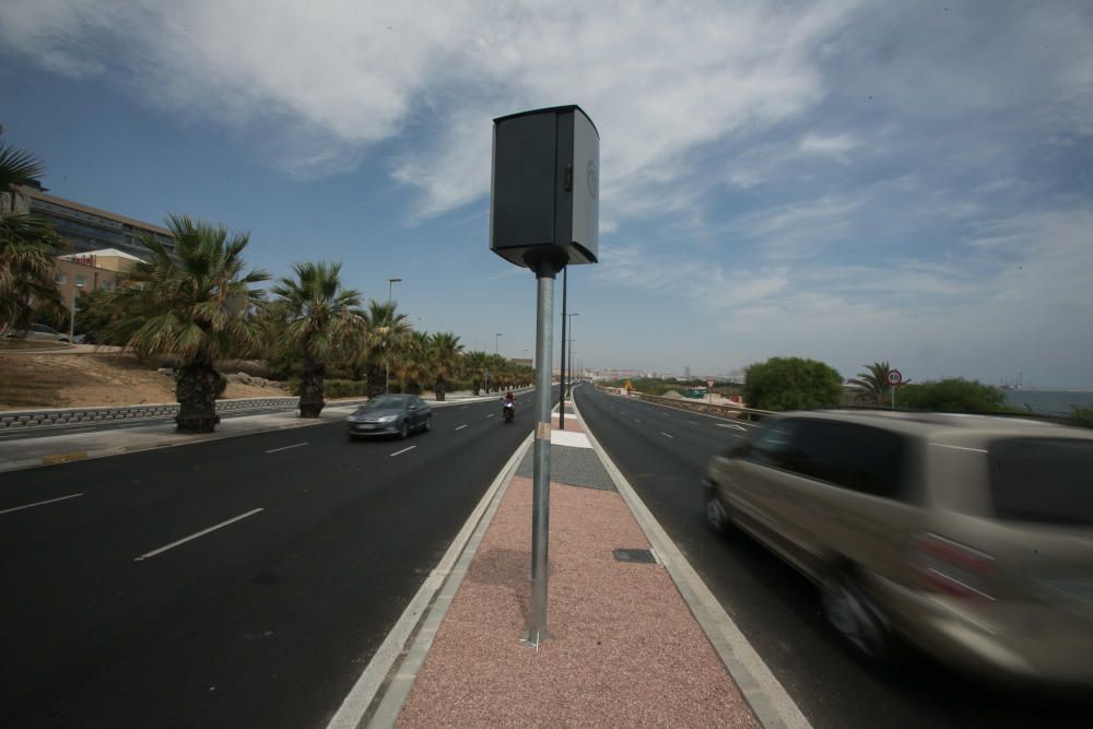 Alicante ya tiene radares en la avenida de Elche