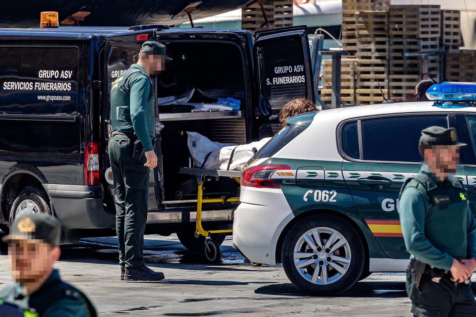 Rescate de los cadáveres de los jóvenes ahogados en Calp