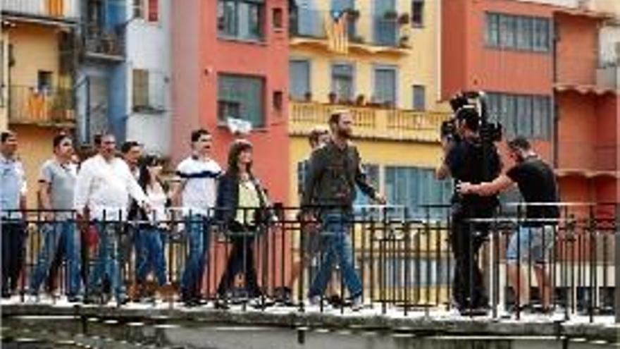 Ciutadans grava un espot pel 27-S a Girona
