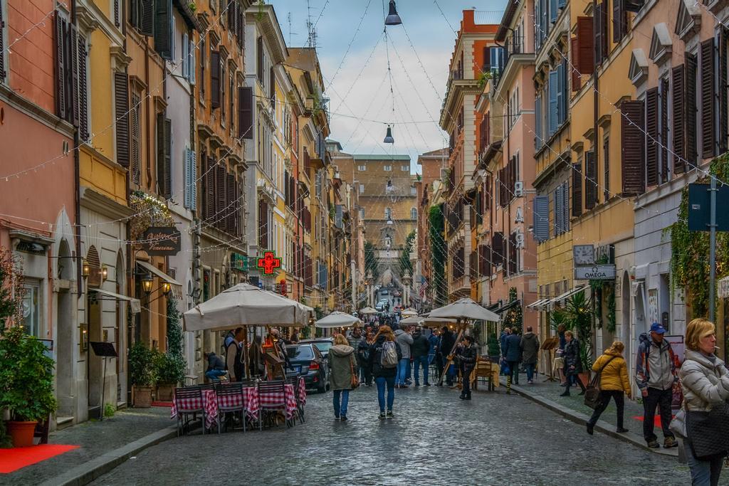 La mejor pasta de Roma se come en el barrio de Borgo.