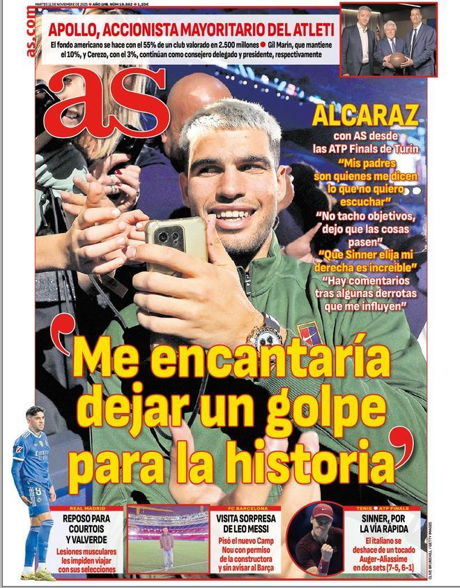 Estas son las portadas de la prensa deportiva de hoy