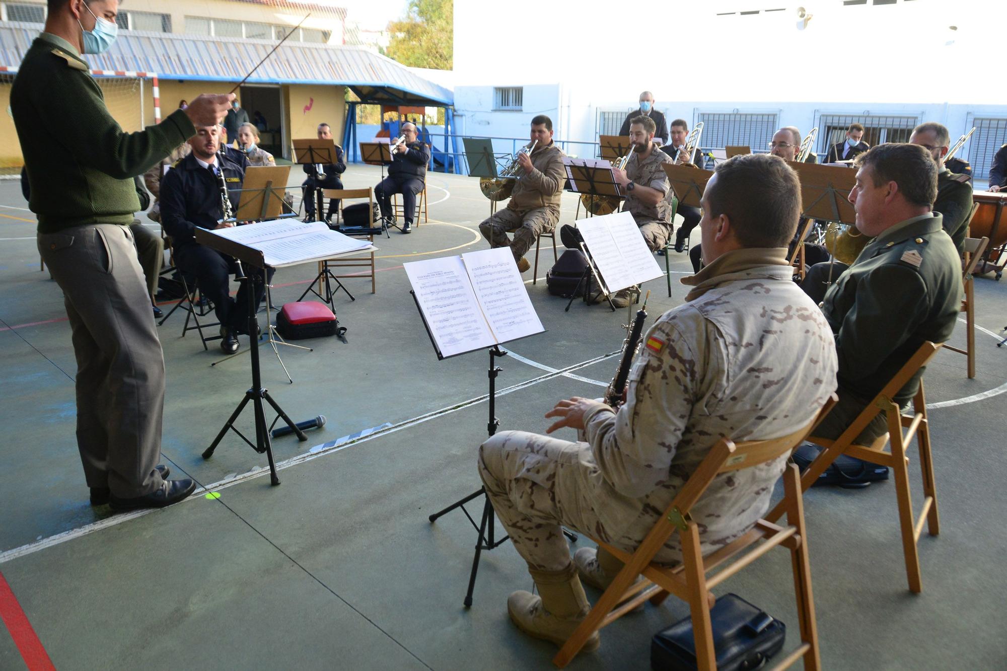 Concierto de la Banda de Música de la Escuela Naval de Marín en Bueu