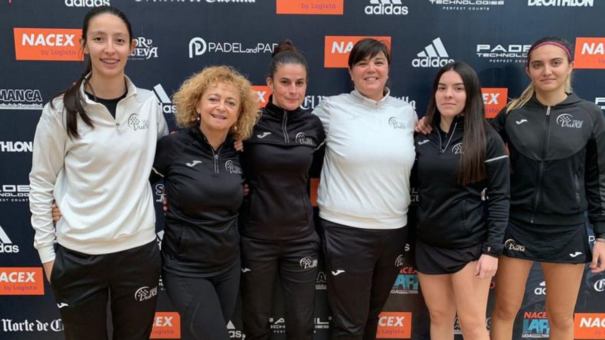 El equipo Pádel Duero Decathlon Zamora de LAPI. | Cedida