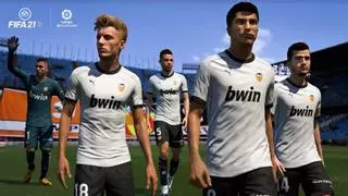 Así es la plantilla del Valencia en FIFA 22