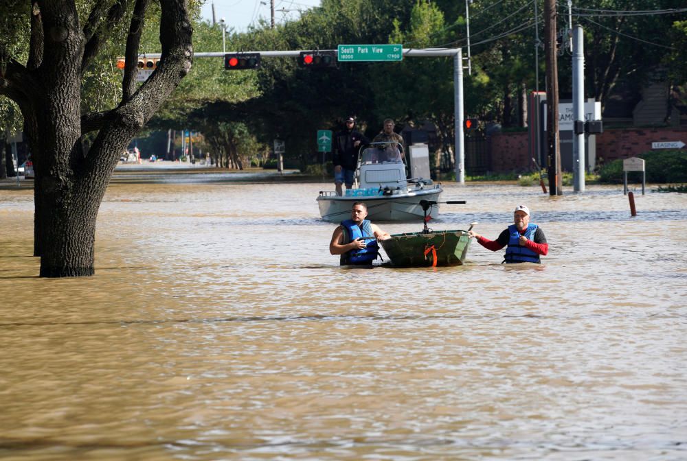 La tormenta tropical Harvey asola Texas