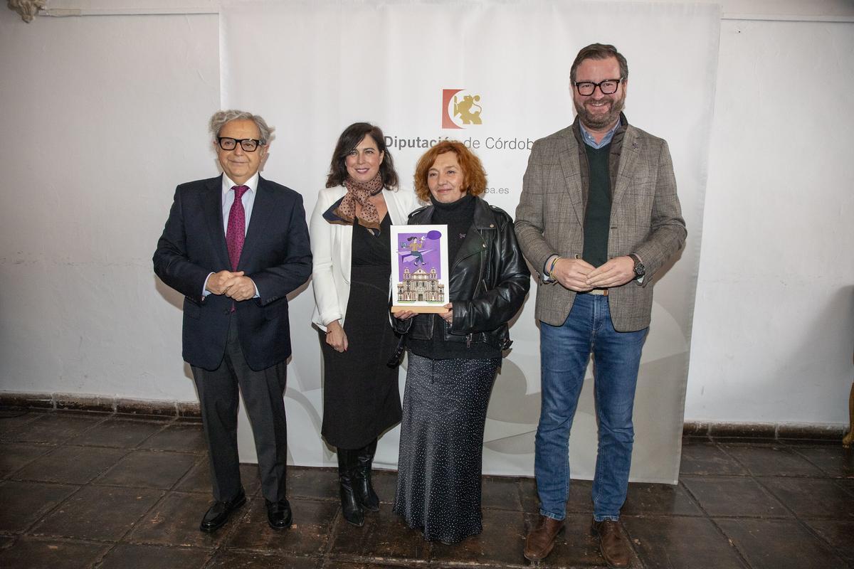 Salvador Fuentes, Matilde Esteo, Elisa Manzano y Antonio Martín.