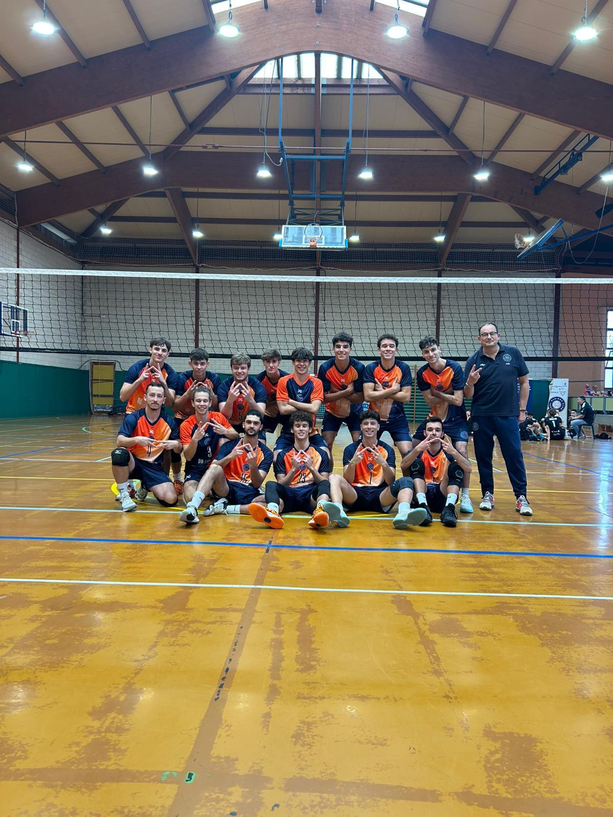 La plantilla del CV Oleiros masculino.