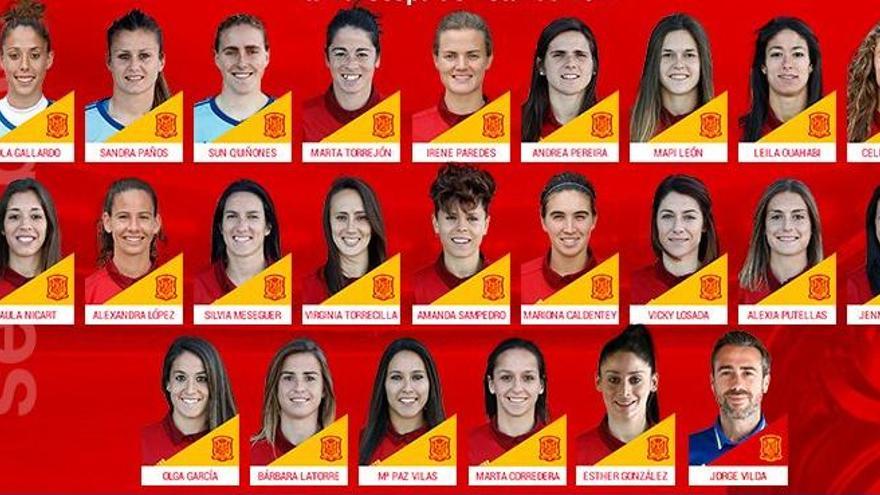 Dos jugadoras del Valencia, en la lista para la Eurocopa