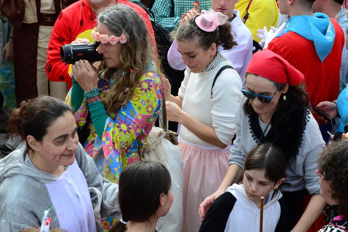 Colorido en el Martes de Entroido en O Hío