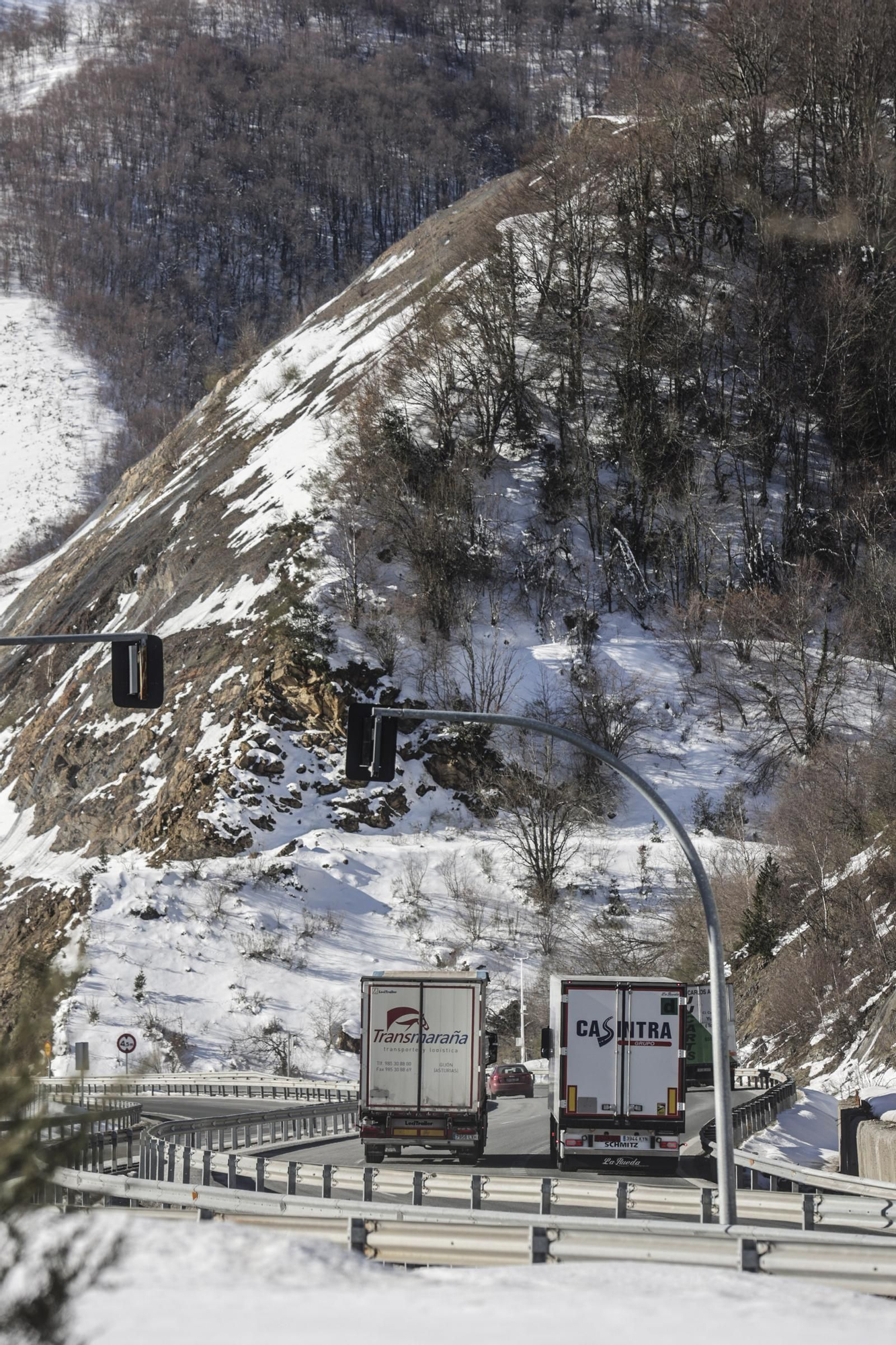 Así es el protocolo que aplica la autopista del Huerna ante las nevadas