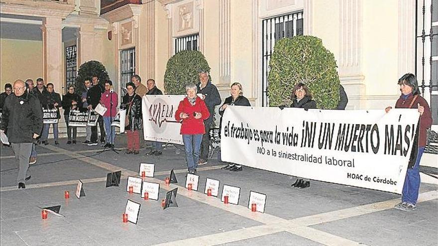 Accidente laboral Homenaje a las víctimas