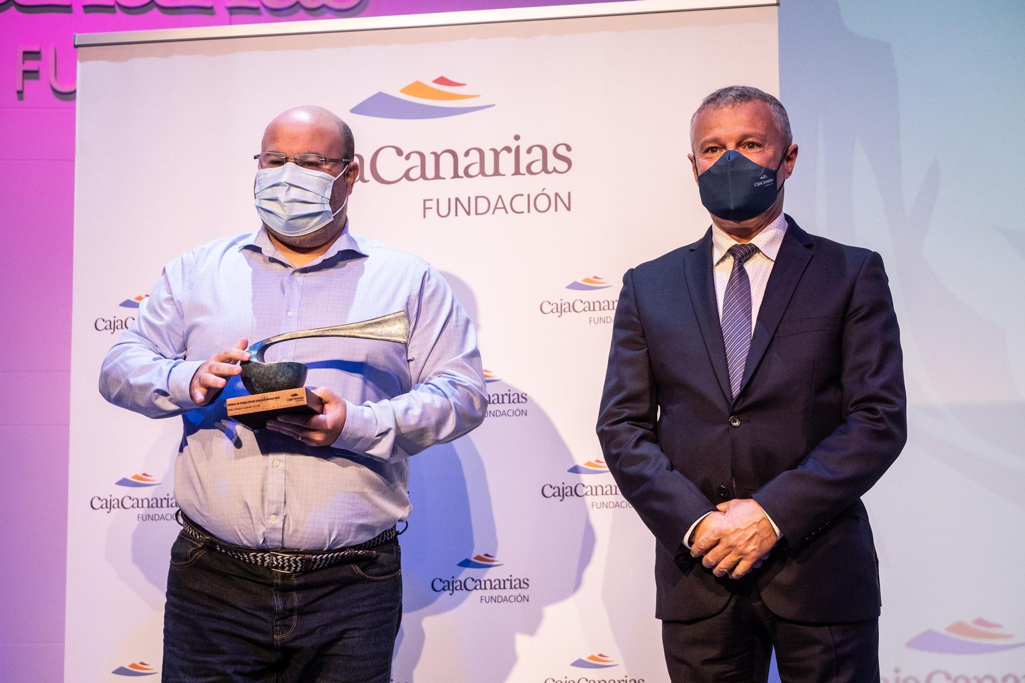 Entrega de los premios culturales de CajaCanarias 2020