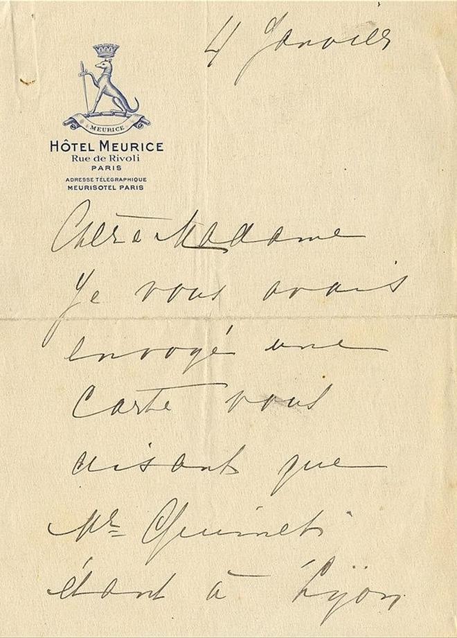 Carta de Mata Hari