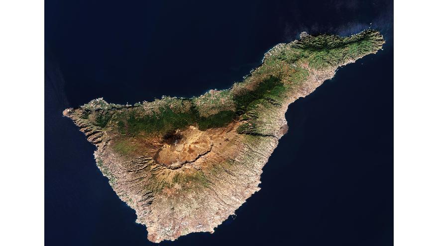 Impresionante imagen de Tenerife captada por un satélite