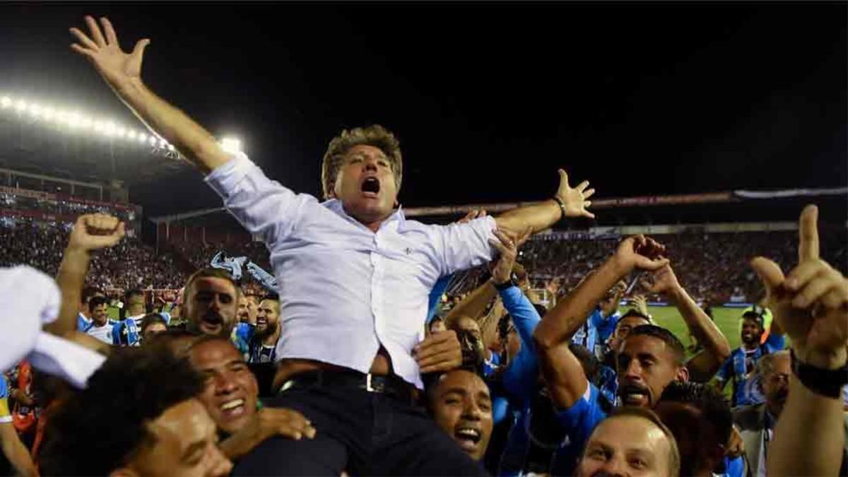 Renato Gáucho festejó el título de la Copa Libertadores 2017