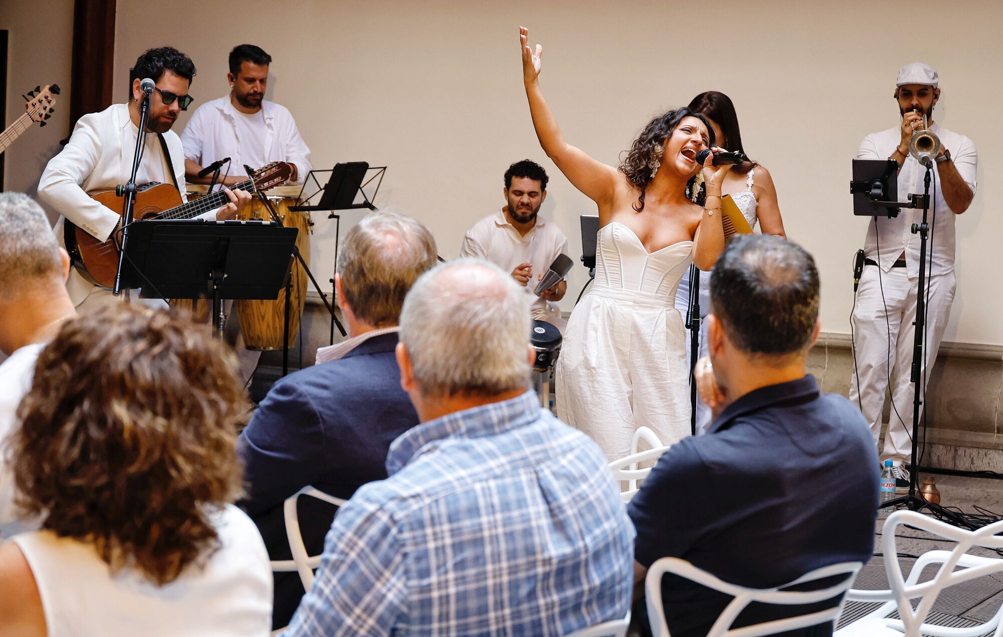 Presentación de la fiesta Bienvenida al Verano en Santa Cruz de Tenerife. 