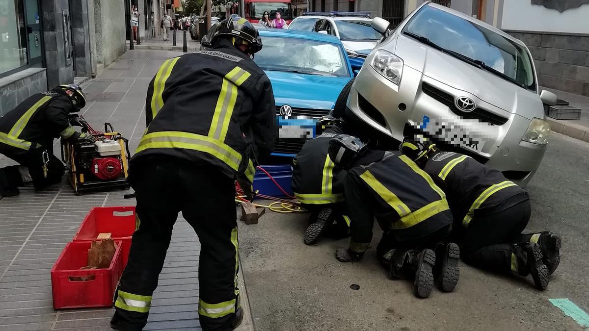 Accidente de tráfico en Secretario Artiles