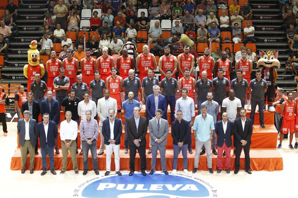 Todas las imágenes de la emotiva presentación del Valencia Basket 2016/17