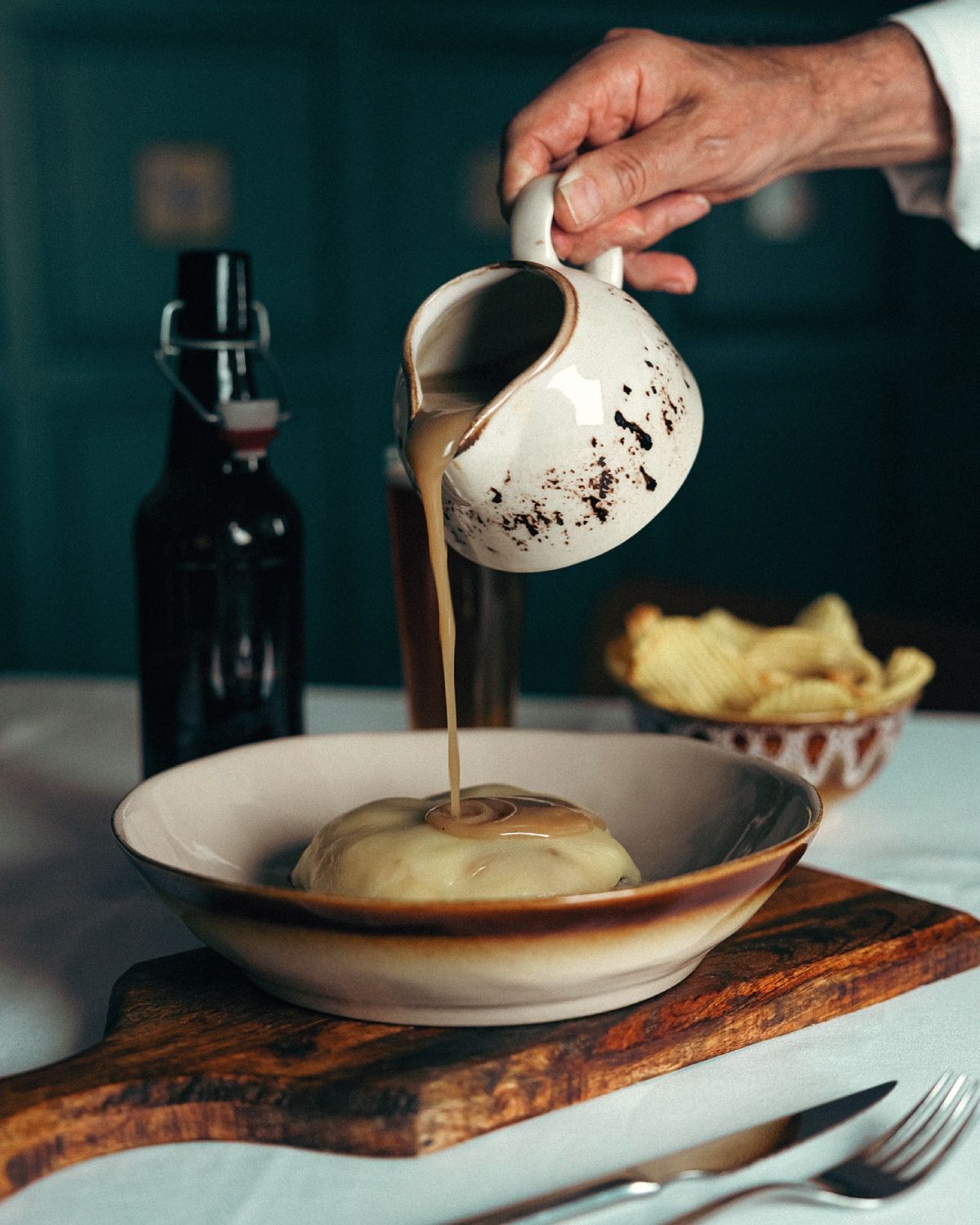 Plato del restaurante A Regaleira, Oporto