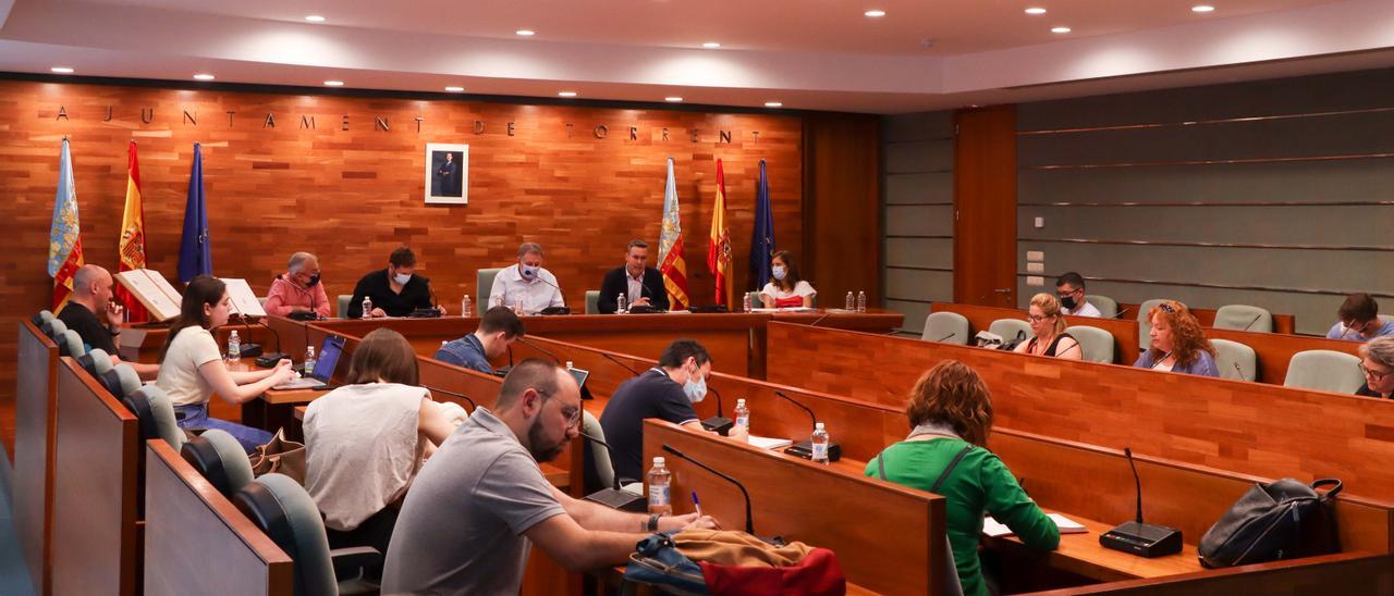 Rueda prensa en el ayuntamiento de Torrent.