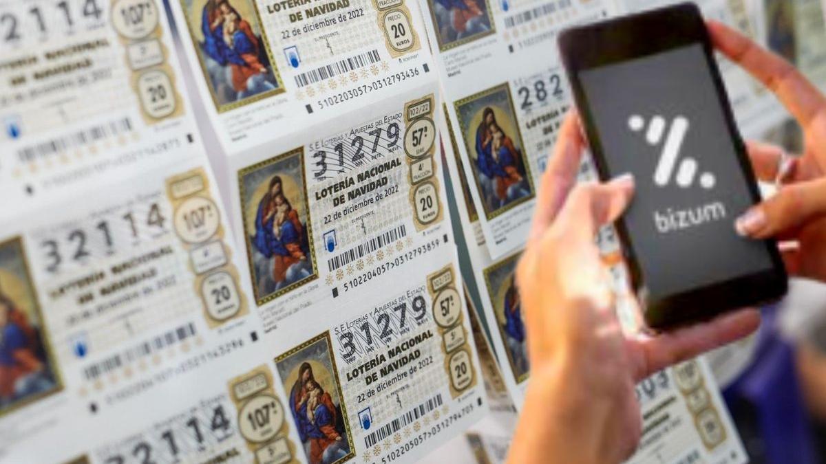 ¿Qué premios de la Lotería se cobran por Bizum