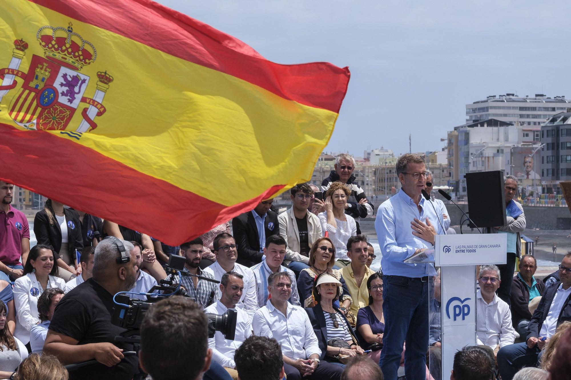 Visita de Alberto Núñez Feijóo a Las Palmas de Gran Canaria