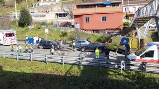 Accidente mortal en el Corredor del Nalón: el conductor que chocó contra el coche de los fallecidos dio positivo en tres drogas