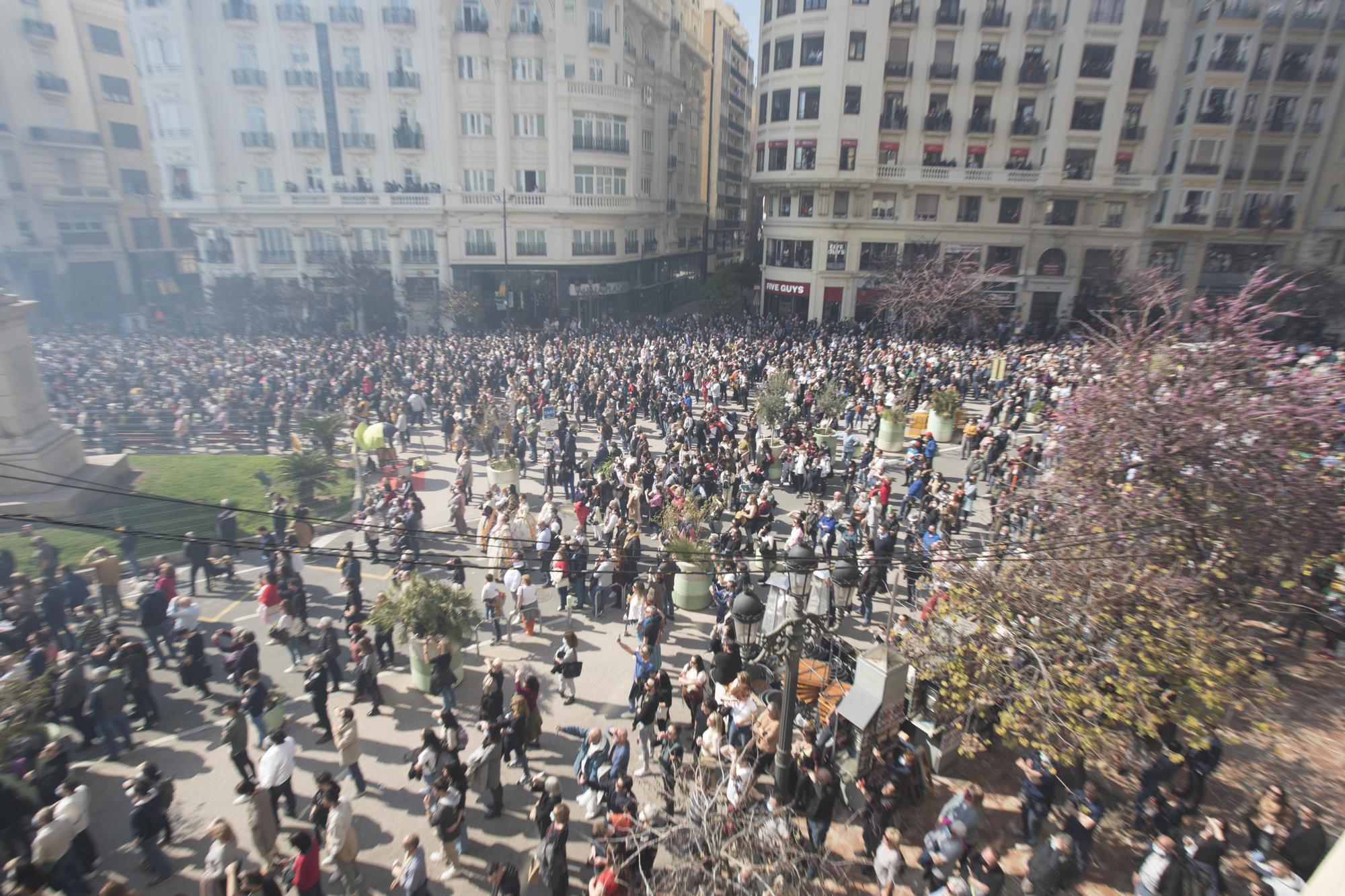 El balcón fallero del Levante-EMV el 9 de marzo