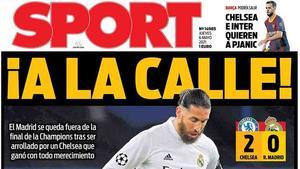 La portada de SPORT