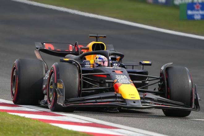 Max Verstappen, en el circuito de Shanghái.