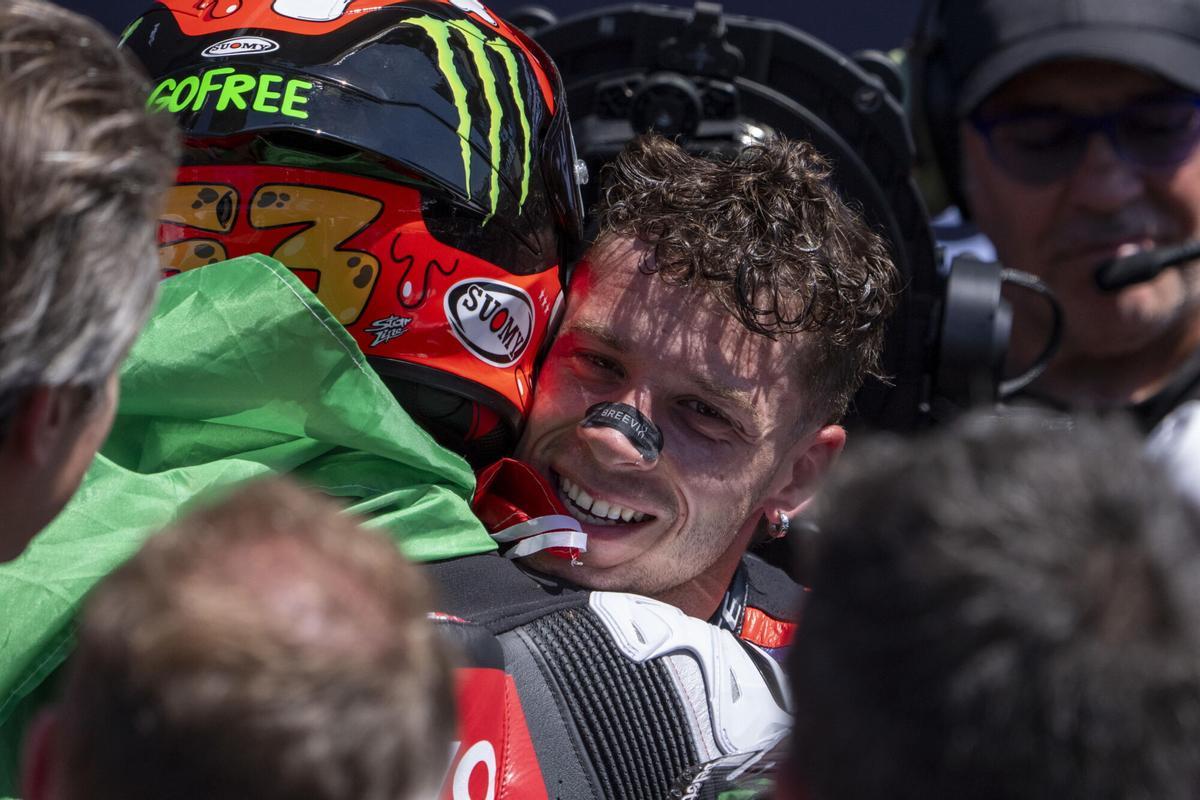 La carrera en el circuito de Mugello de MotoGP.