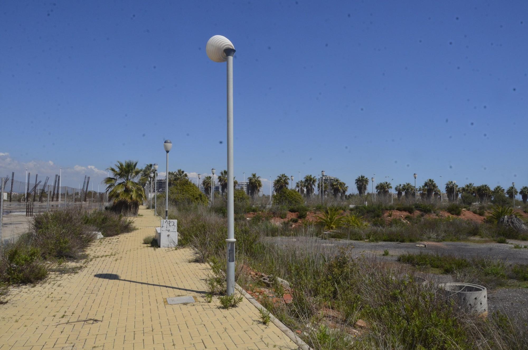 El PAI Belcaire Sur de Moncofa, una urbanización abandonada y habitada solo por la maleza