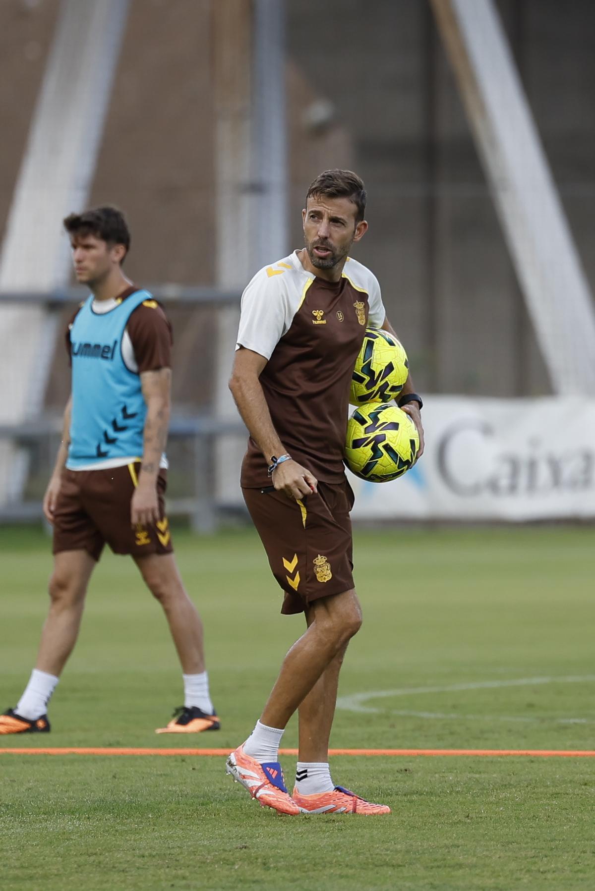 Luis García Fernández, en una imagen de archivo, en la Ciudad Deportiva de Barranco Seco.