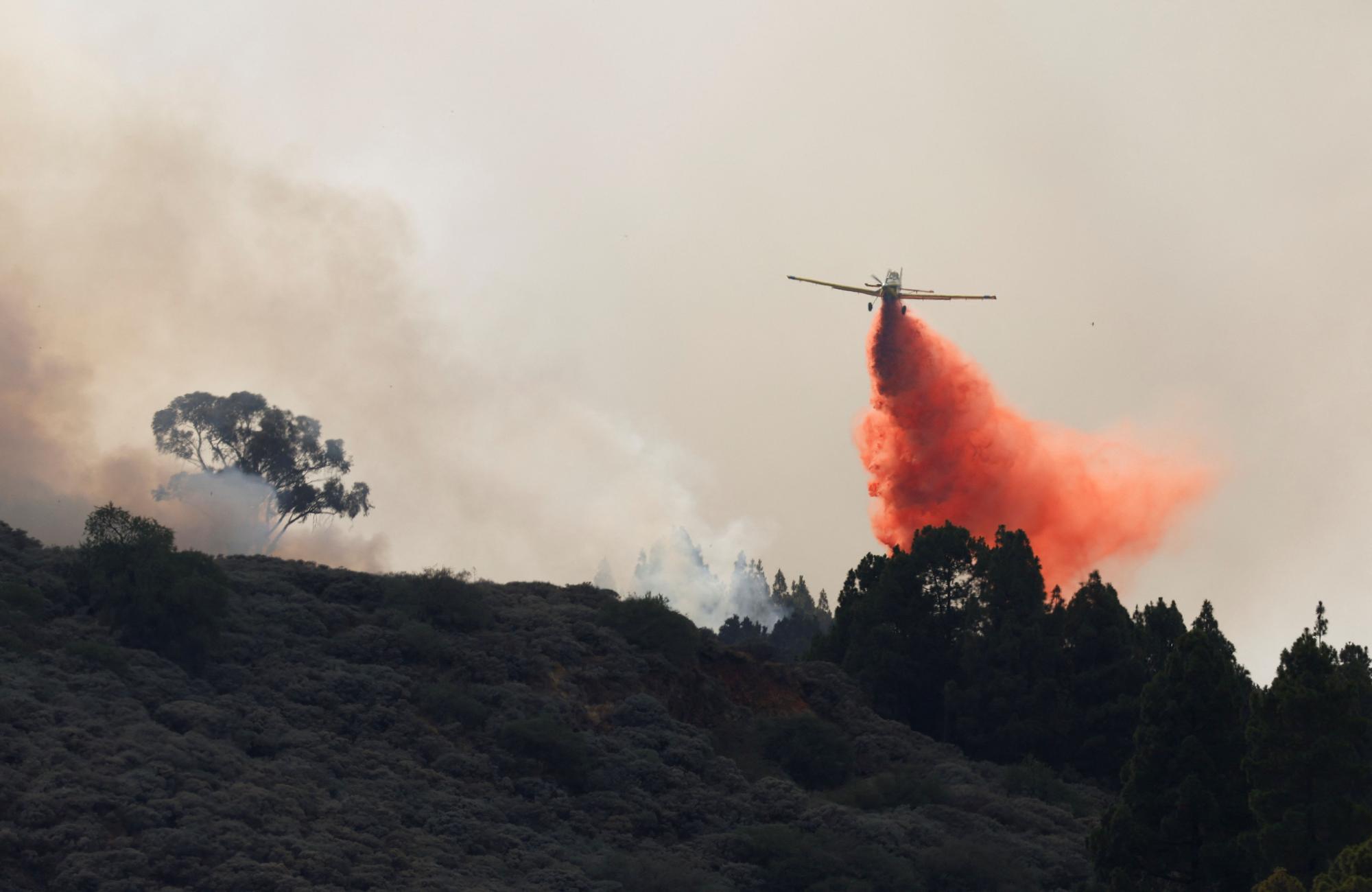 Incendio en la Cumbre de Gran Canaria