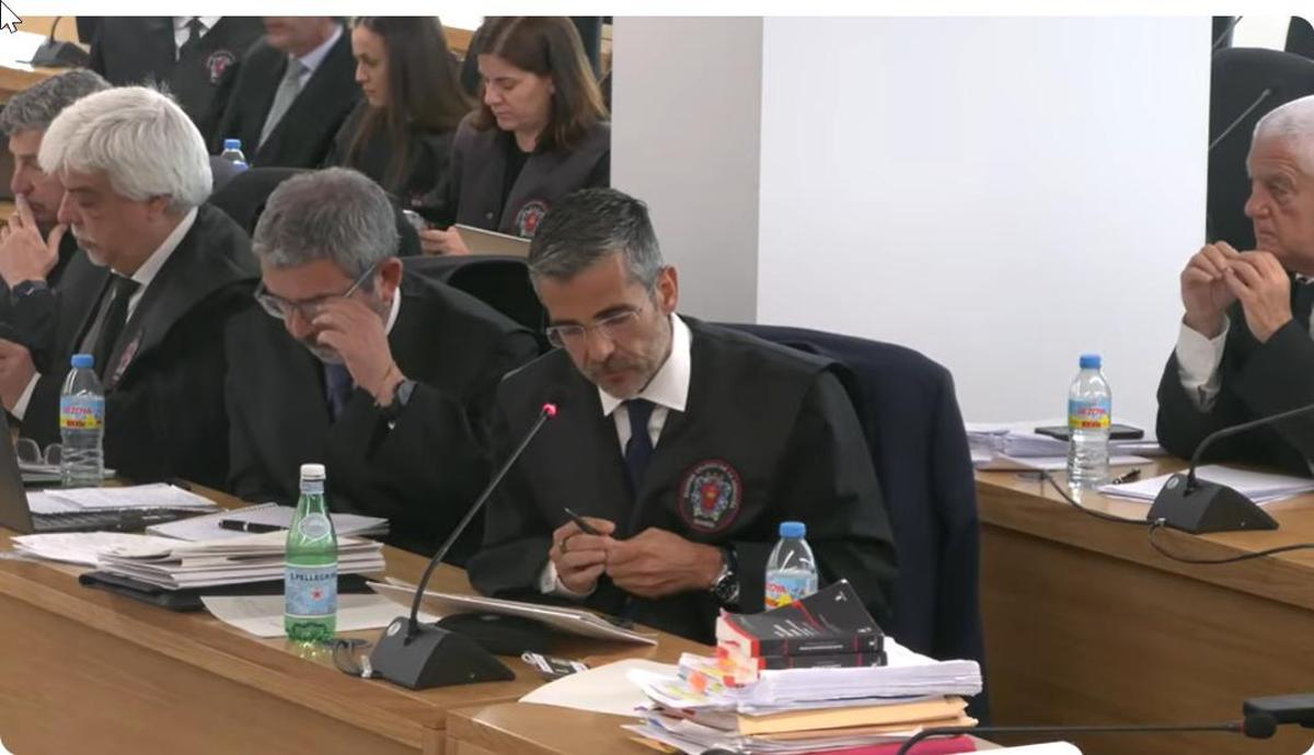 El abogado de Josep Pujol Ferrusola, Jaime Campaner, durante su informe final
