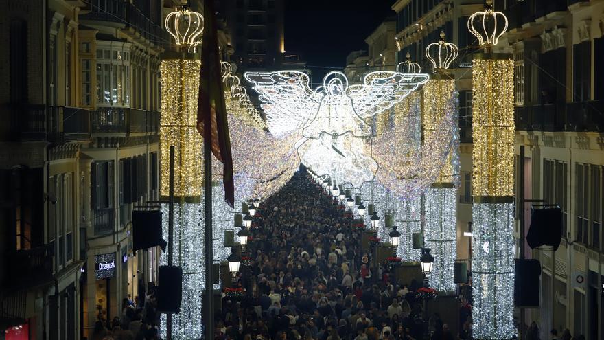 Málaga enciende sus luces de Navidad