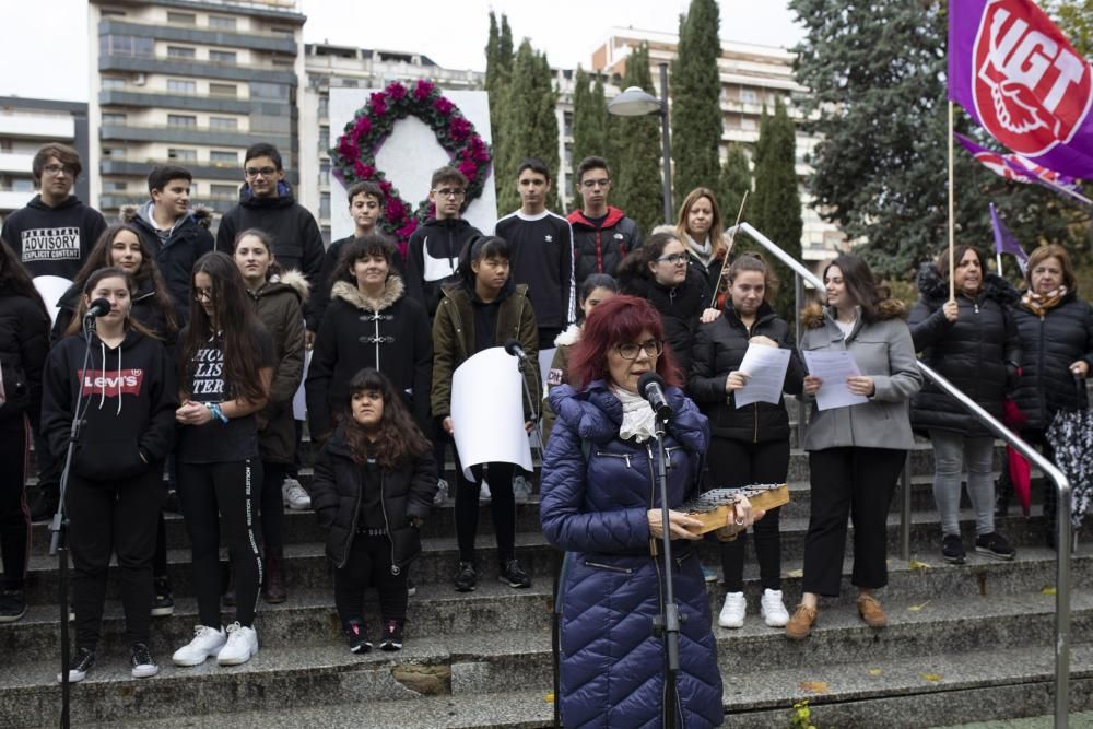 Las imágenes de la jornada: Zamora dice 'No' a la violencia de género