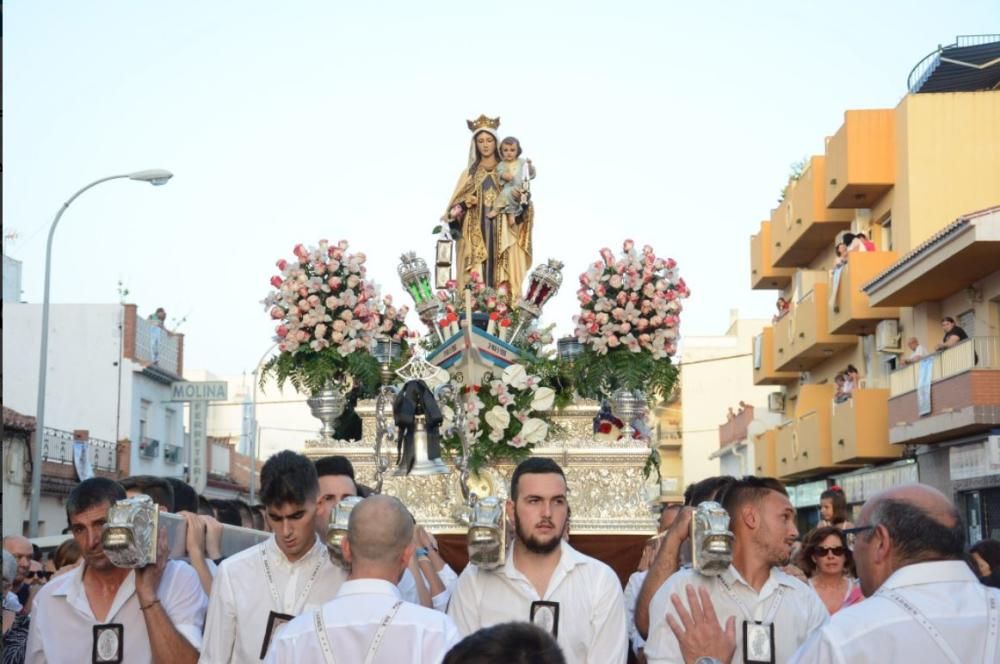 Una imagen de la procesión de Vélez-Málaga.