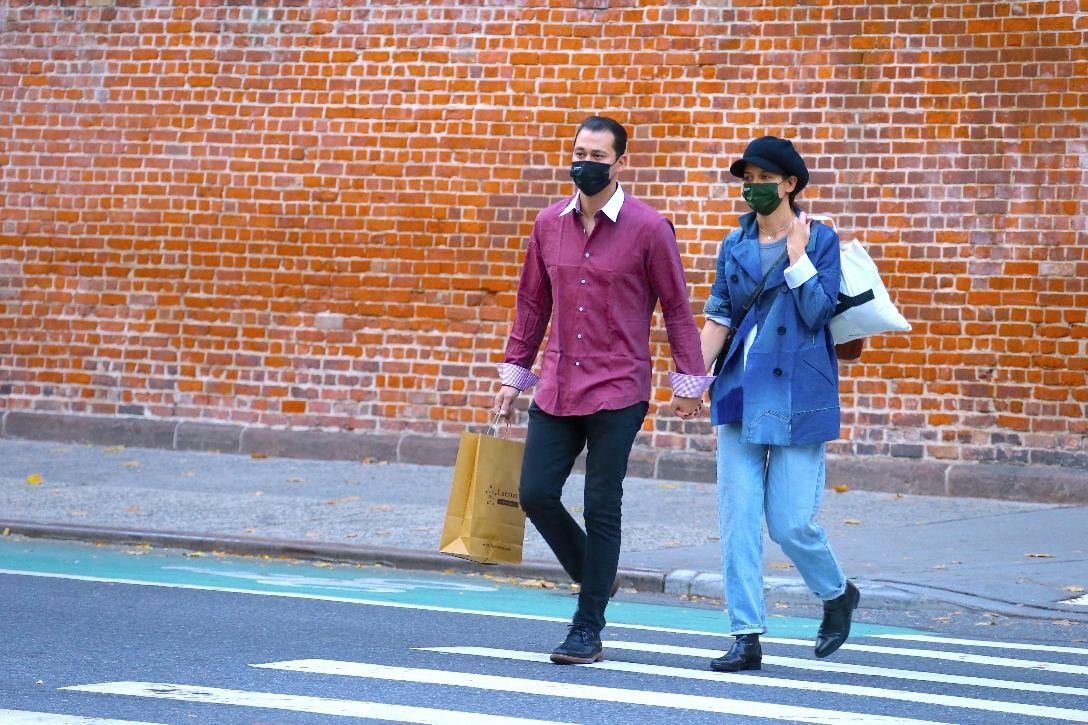 Katie Holmes y Emilio Vitolo, de paseo por las calles de Nueva York