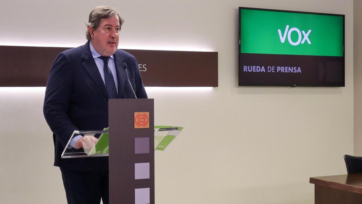 El diputado de Vox Juan Vidal.