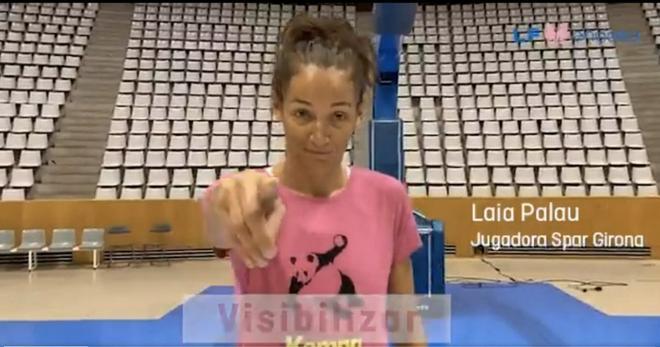 Laia Palau participa en el vídeo que la Liga Endesa Femenina ha elaborado para sumarse al Dïa Mundial del Cáncer de mama.