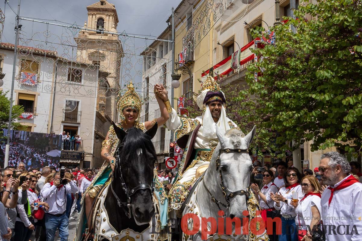 Moros y Cristianos en la mañana del día dos en Caravaca