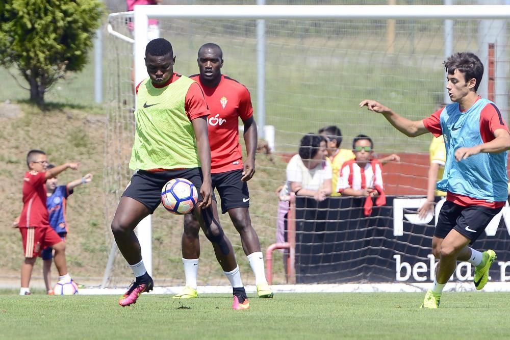 Entrenamiento del Sporting