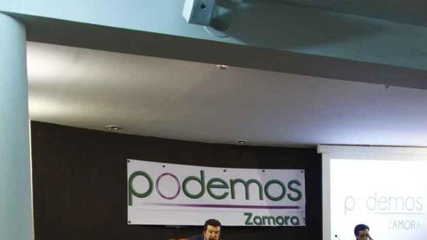 Acto de Podemos en Zamora.
