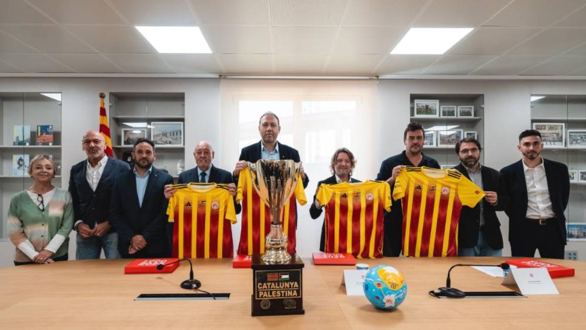 Presentado el Catalunya-Palestina del próximo martes 18