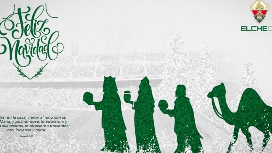 Tarjetas de Navidad del Elche CF