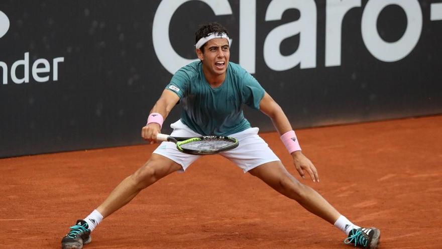 Jaume Munar, durante su partido ante Norrie.