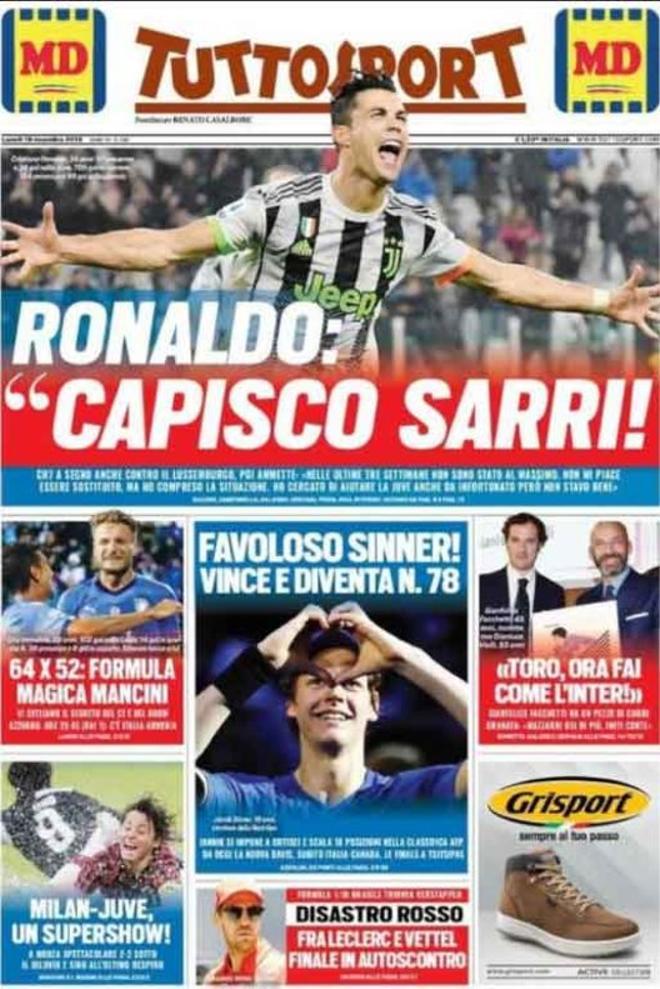 Las portadas del día en la prensa deportiva