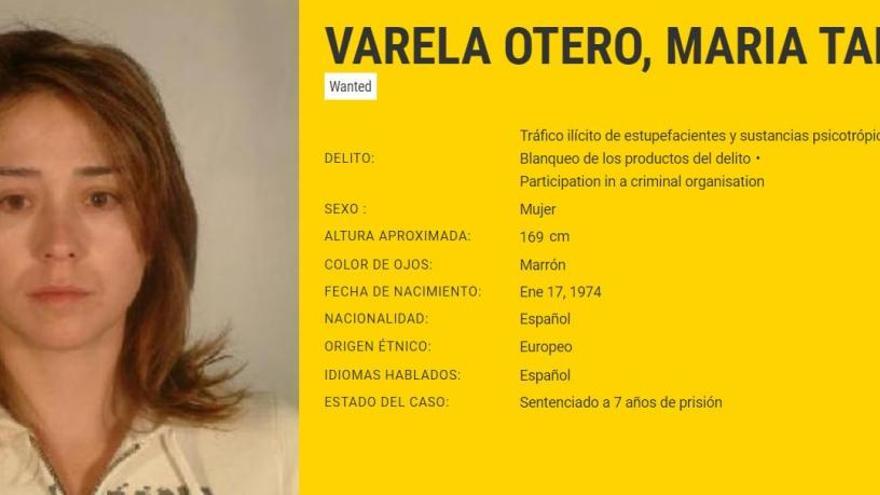 Ficha de búsqueda de Tania Varela. // EP