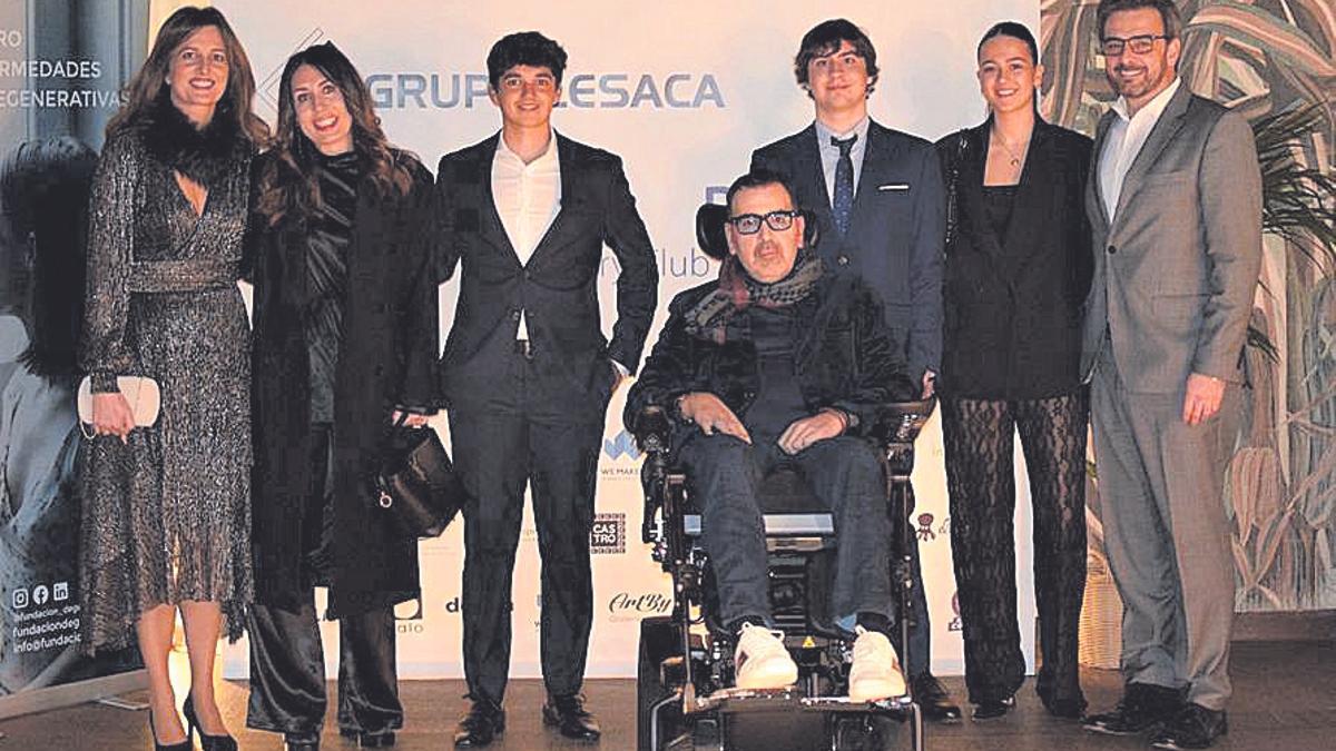 Participantes en la gala benéfica Luces de Esperanza.